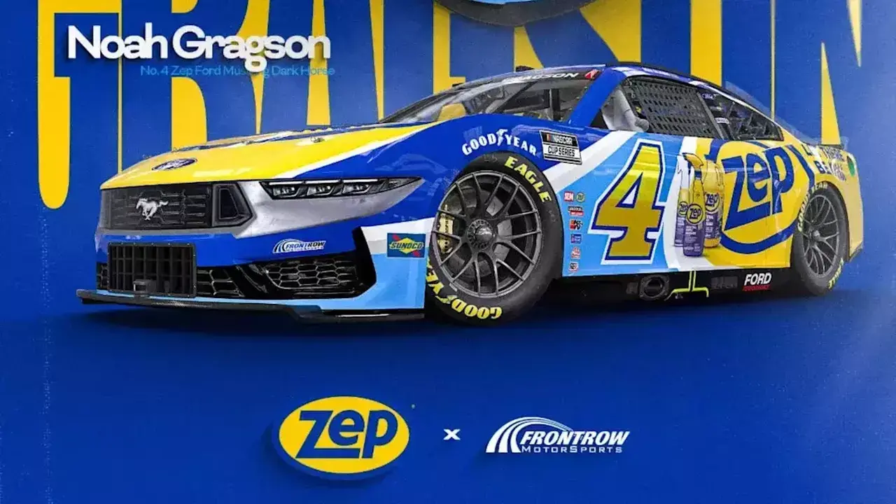 hero image for Zep Joins Forces with Front Row Motorsports, Noah Gragson in 2025