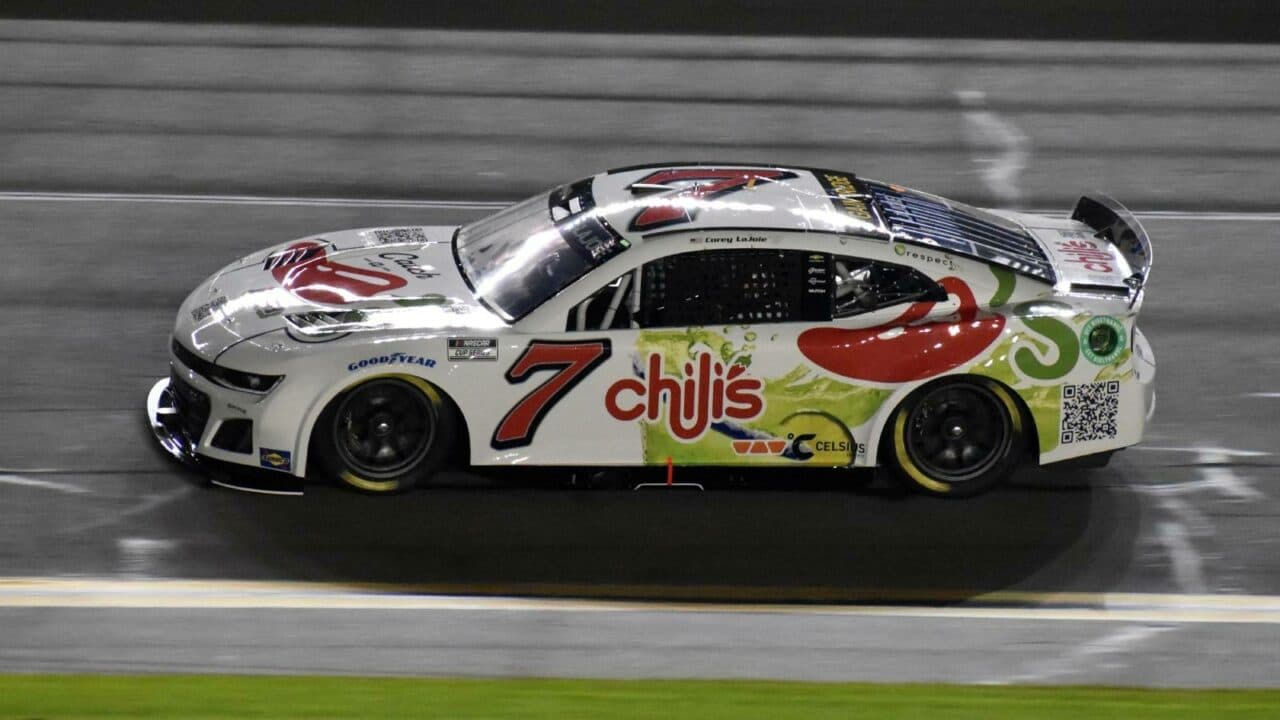hero image for Chili's Expands Sponsorship Deal with Corey LaJoie, Spire Motorsports