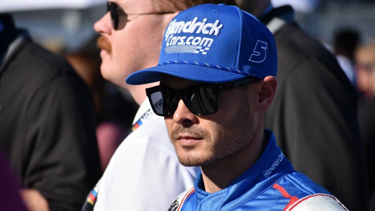 hero image for Kyle Larson Prepared for Hendrick 1100; Hopes Weather Holds off at Indianapolis