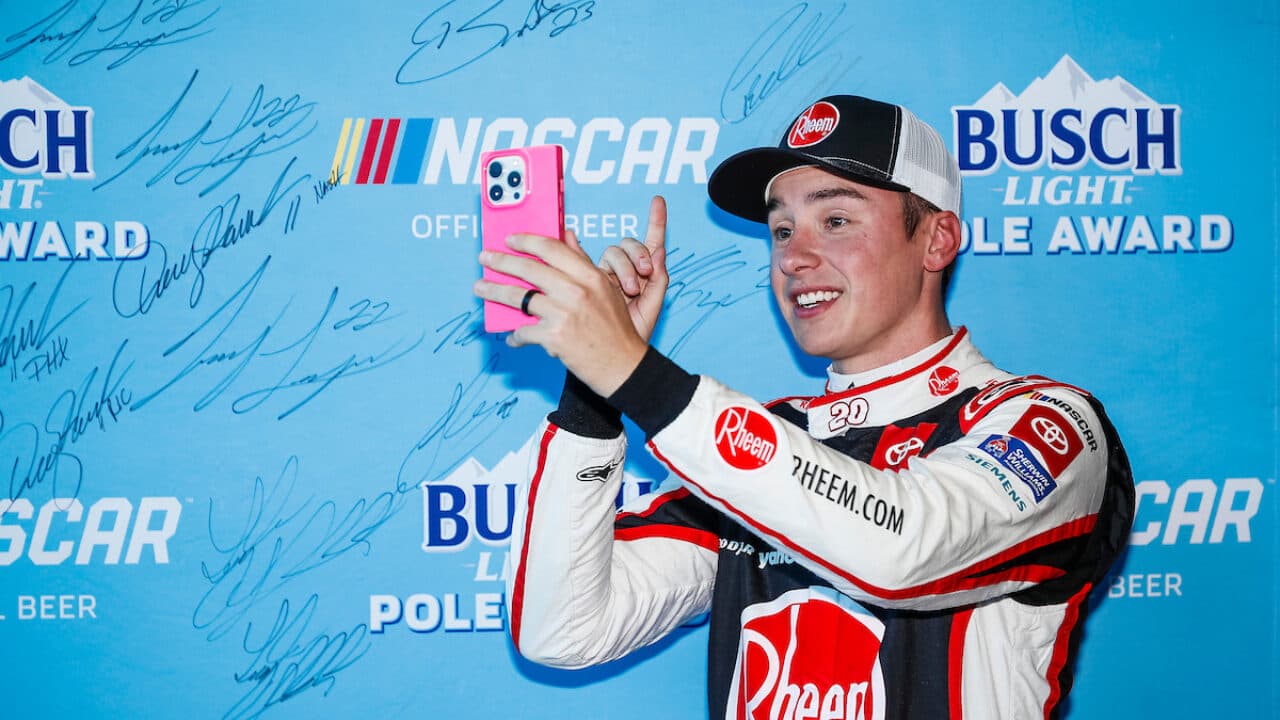 hero image for Christopher Bell Scores Pole for NASCAR Cup Series Playoff Event at Las Vegas