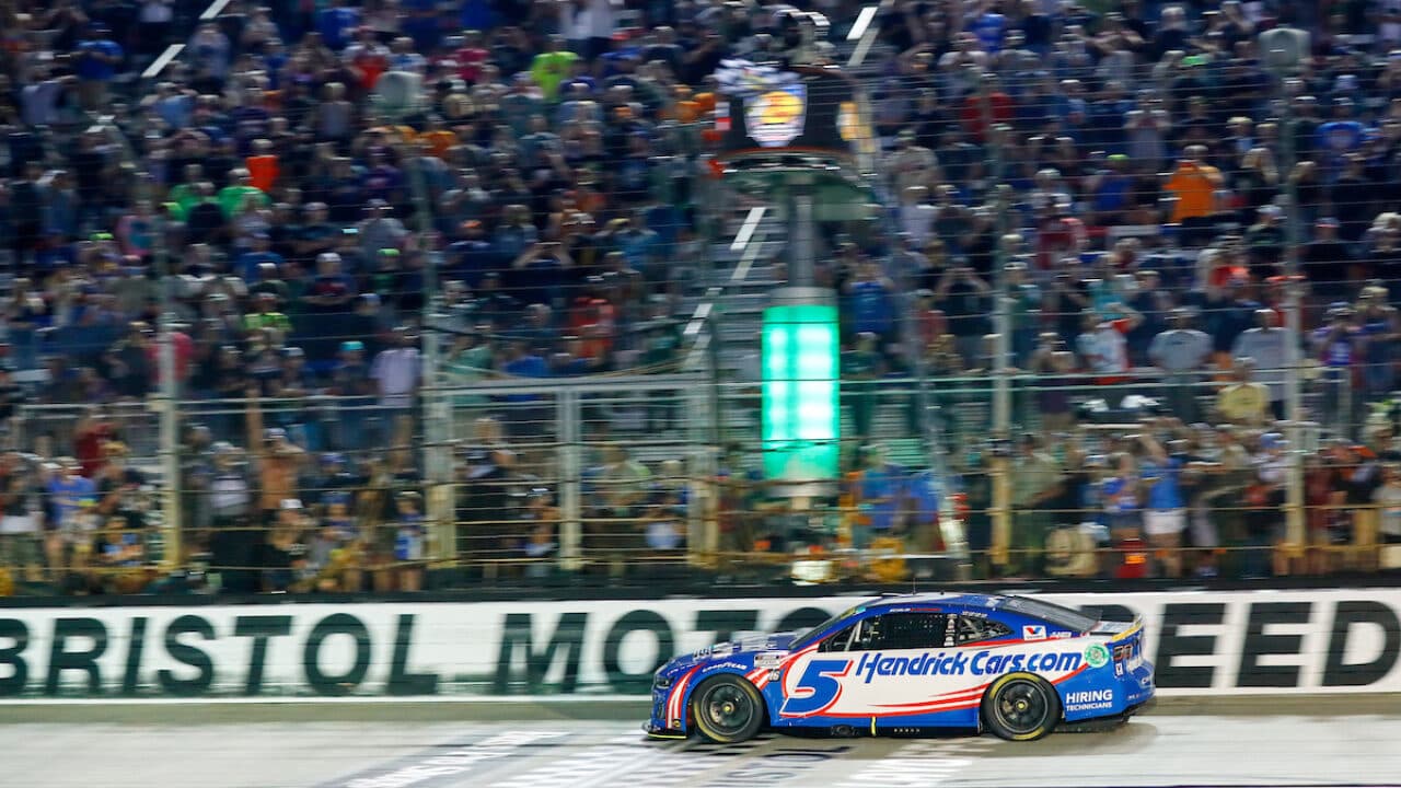 hero image for Race Results: 2024 NASCAR Cup Series Bass Pro Shops Night Race at Bristol