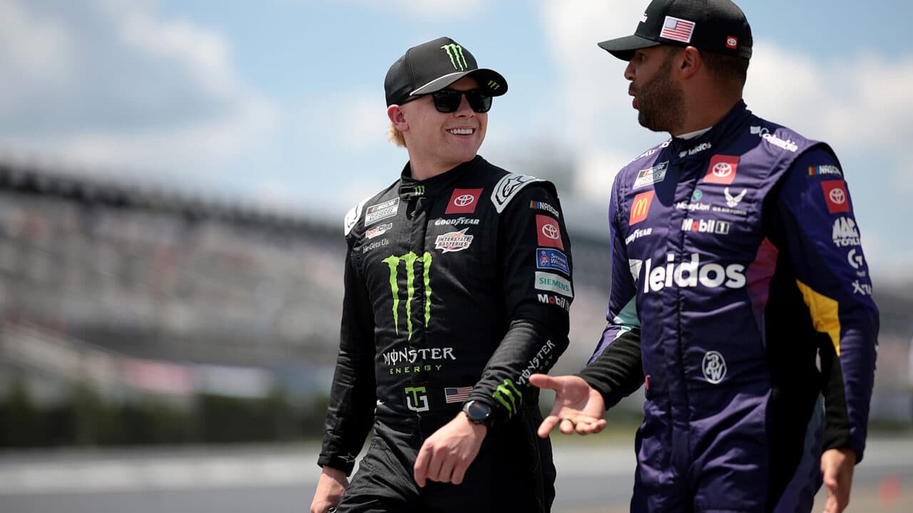 hero image for Pocono Pre-Race Notebook: Gibbs Seeking First Win; JGR vs Hendrick; Bubba Vows to Change