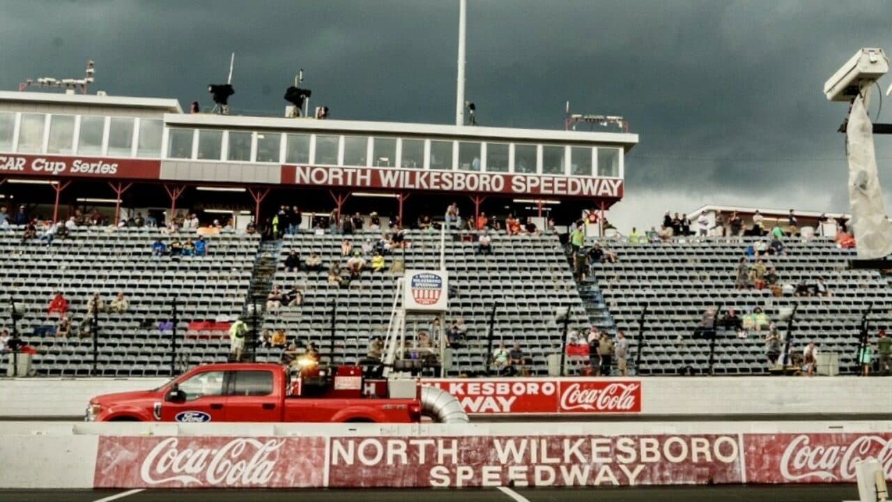 hero image for NASCAR Truck Race at North Wilkesboro to Continue Sunday at 11:30AM; Cup Heat Races Canceled