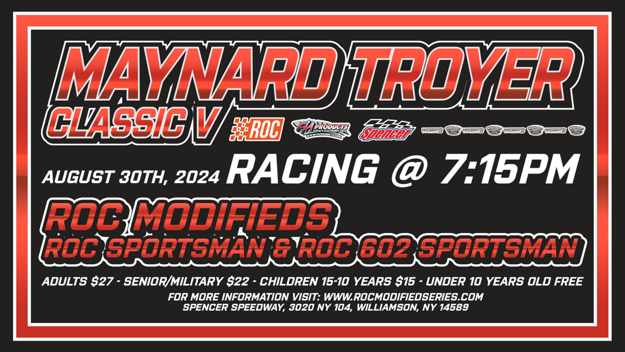 hero image for THE F/A PRODUCTS MAYNARD TROYER CLASSIC V SET TO PAY A MINIMUM OF $11,000-TO-WIN FOR RACE OF CHAMPIONS MODIFIED SERIES