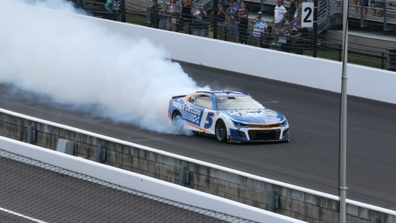 hero image for Kyle Larson Scores Brickyard 400 Victory in NASCAR's Return to Indianapolis Oval