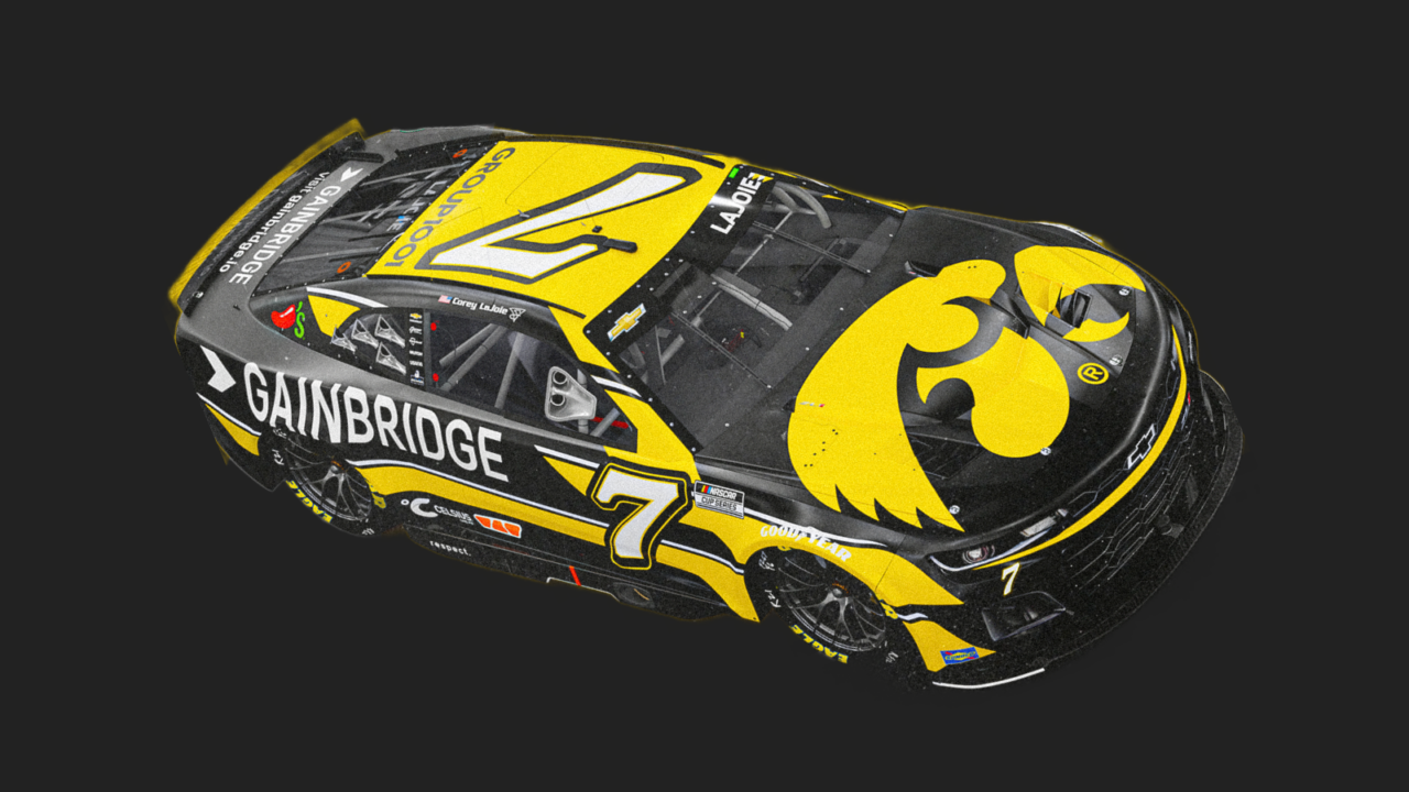hero image for Gainbridge Partnering with Spire Motorsports to Run Iowa Hawkeyes-Themed Car at Iowa
