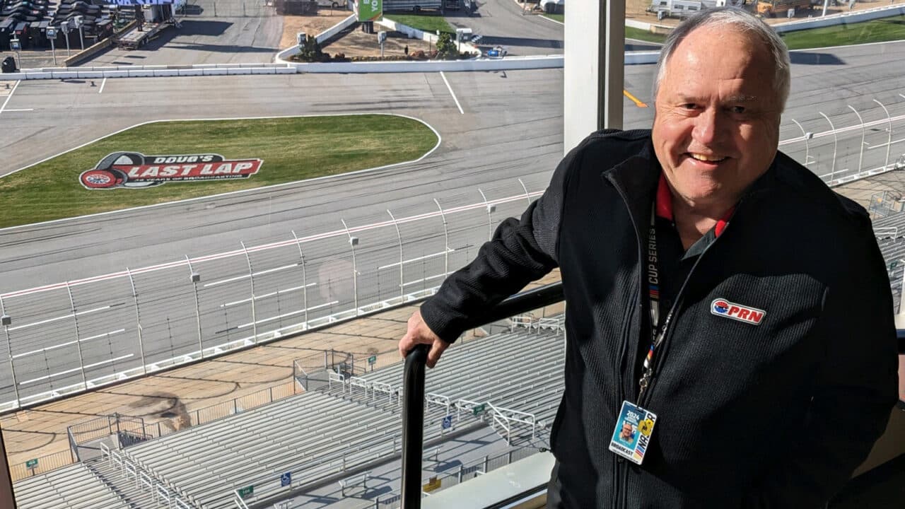 hero image for CAIN: Doug Rice Taking Checkered Flag on Historic Broadcasting Career at Las Vegas