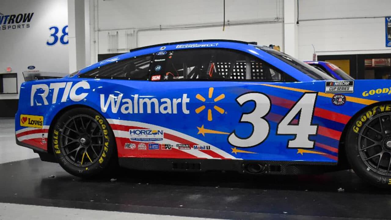 hero image for Walmart, RTIC Coolers Sponsoring McDowell, No. 34 Front Row Team in Coca-Cola 600