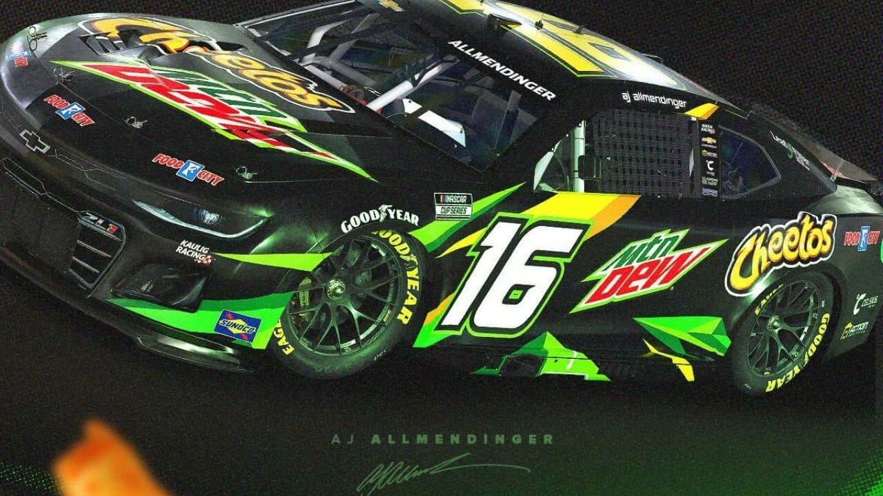 hero image for Mountain Dew, Cheetos Featured on No. 16 Kaulig Entry at Bristol as Part of Extended Food City Partnership