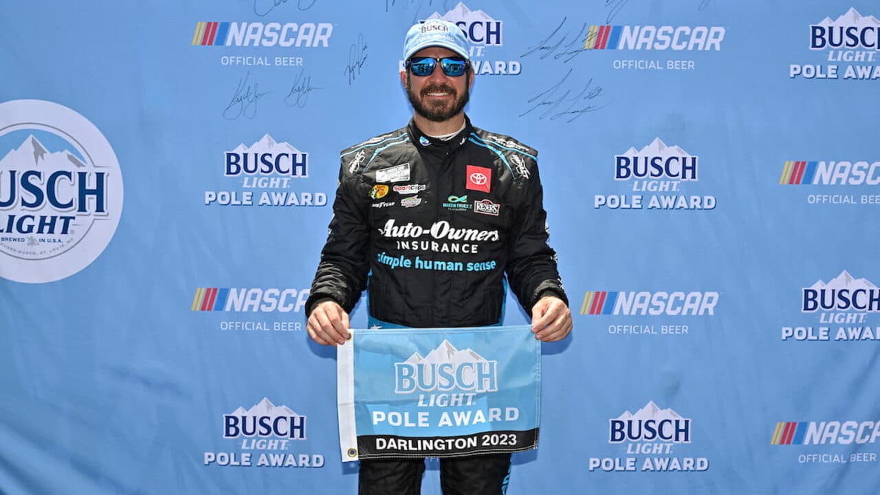 hero image for Martin Truex Jr. Rockets to 21st Career NASCAR Cup Series Pole
