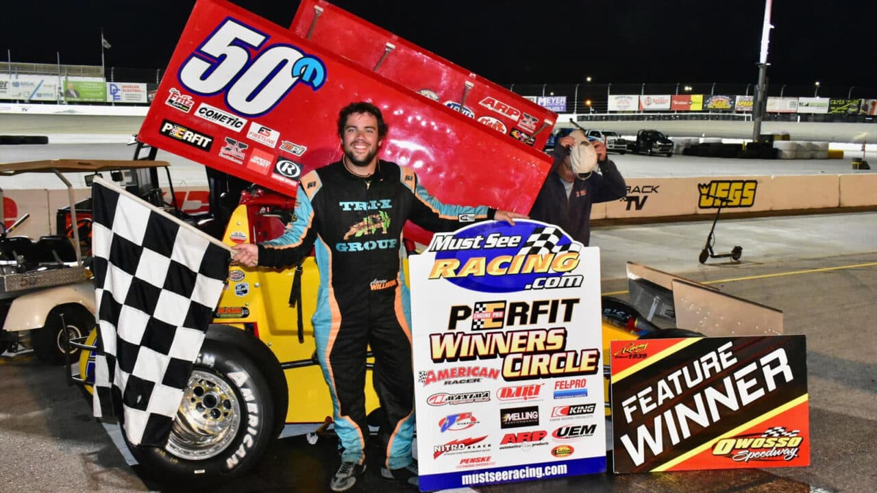 hero image for Aaron Willison Completes Must See Sweep of Owosso Speedway