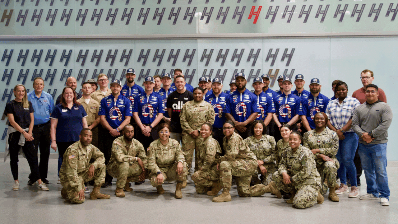 hero image for Alex Bowman, No. 48 Team Box Up Care Packages During USO-Ally Packing Event