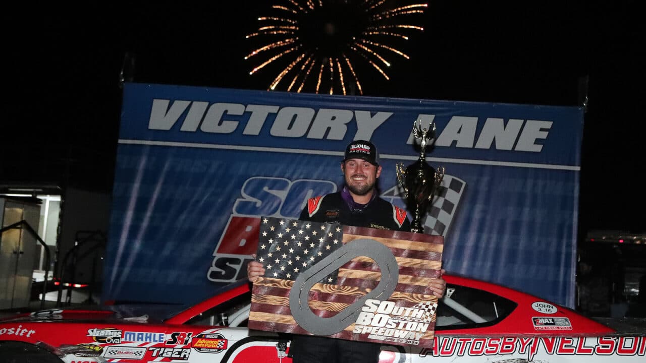 hero image for Connor Hall Wins Thunder Road 200 at South Boston, Captures First Leg of the Virginia Late Model Triple Crown