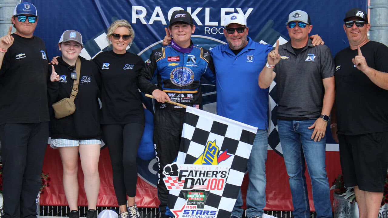 hero image for Dawson Sutton Scores Stunning Father's Day 100 Win at Milwaukee