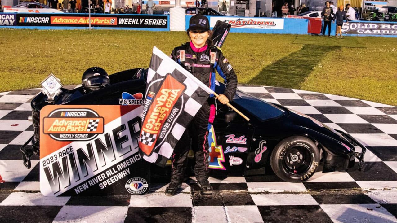 hero image for Delaney Gray Earns Fourth Victory at New River All-American Speedway