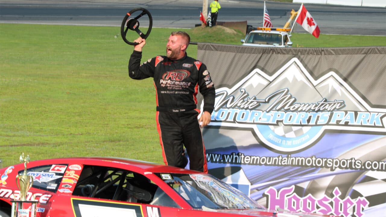 hero image for Moltz Tops PASS Super Late Models, Woodard Takes the $2,000 Prelude Win at White Mountain