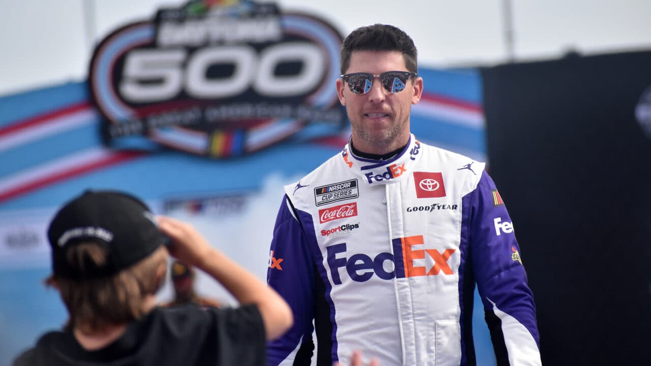 hero image for Denny Hamlin Recovering From Successful Shoulder Surgery