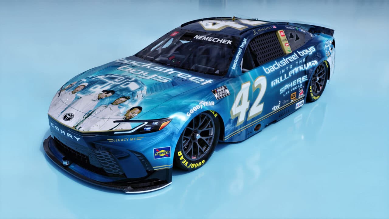 hero image for Backstreet Boys to Sponsor John Hunter Nemechek at Las Vegas