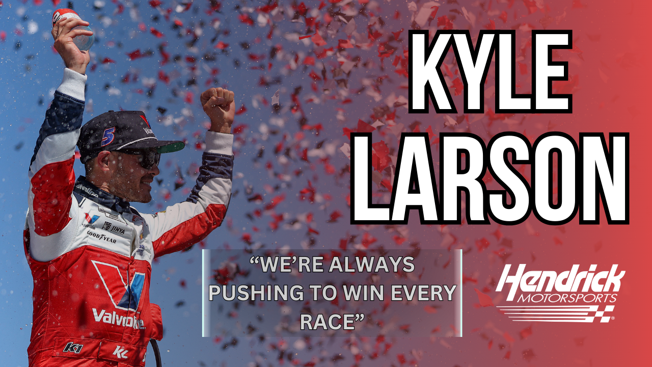 hero image for VIDEO: Kyle Larson & Team Looking Ahead to the Playoffs