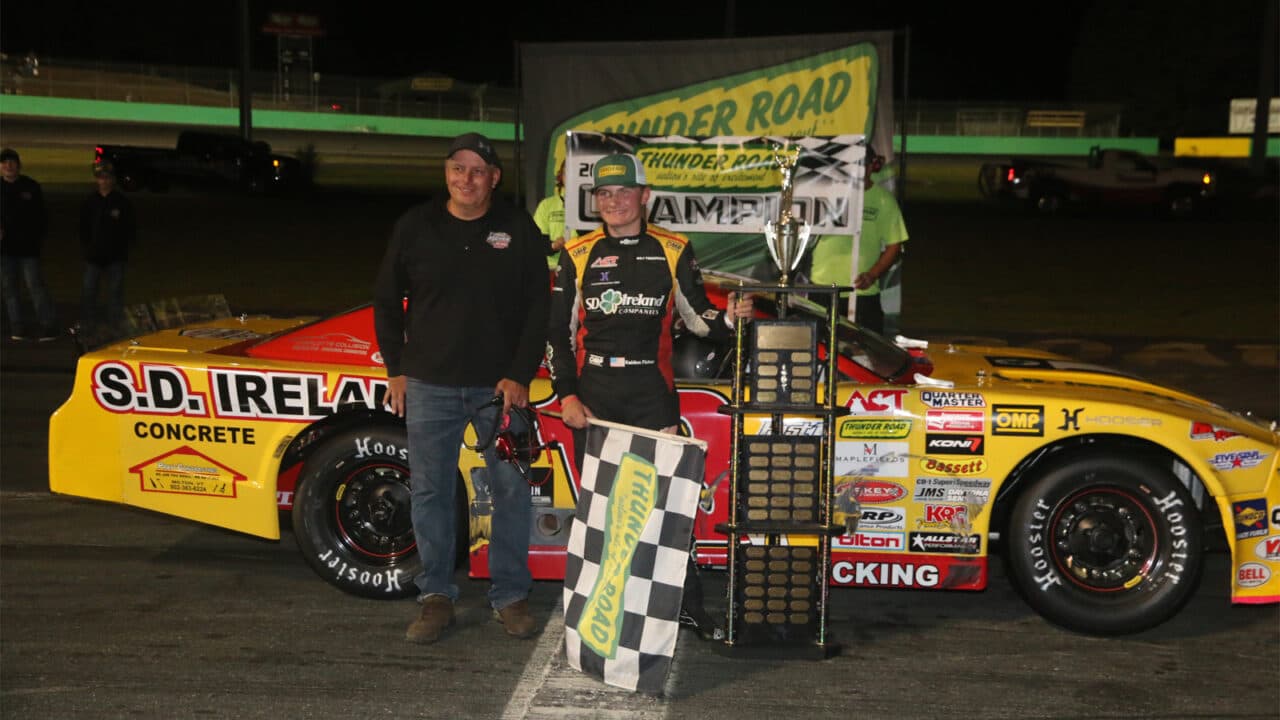 hero image for Kaiden Fisher Crowned Thunder Road’s Youngest King of the Road on Lenny’s Night