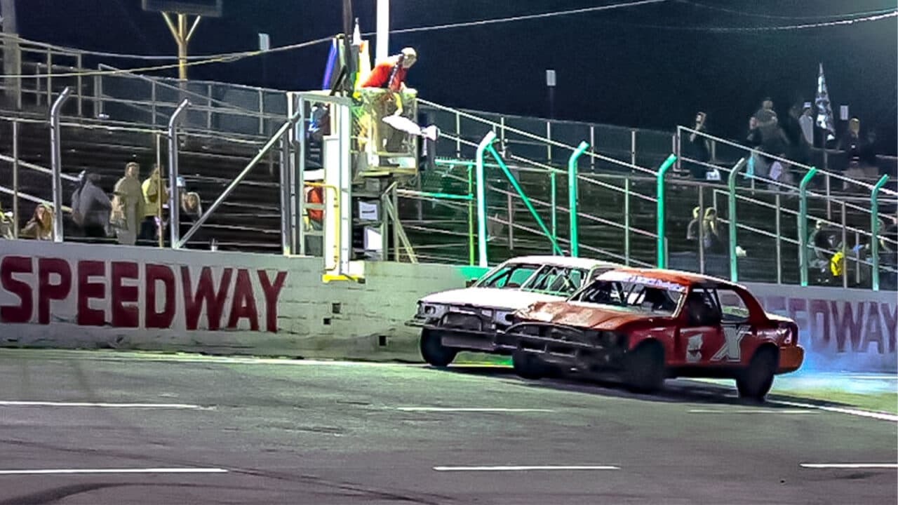 hero image for VIDEO: Mobile International Speedway Delivers Another Exciting Photo Finish