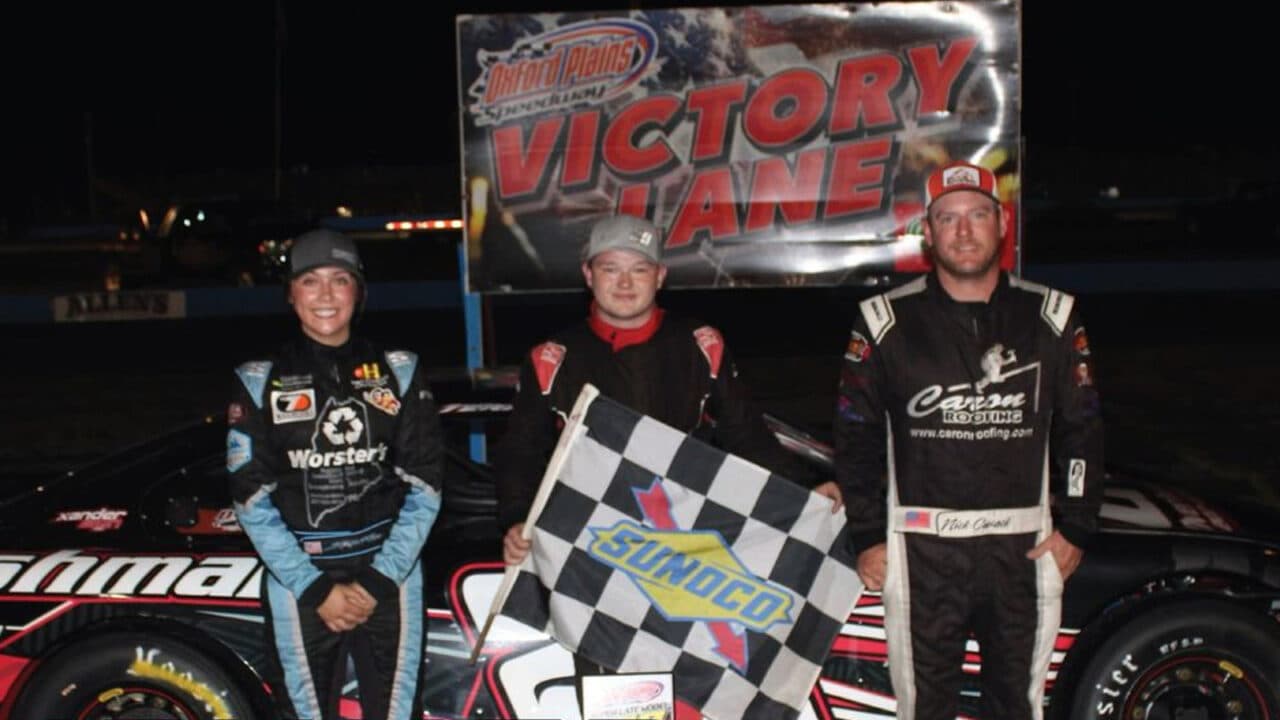 hero image for Austin Teras Earns Oxford 250 Provisional, Wins 100-Lap Super Late Model Special