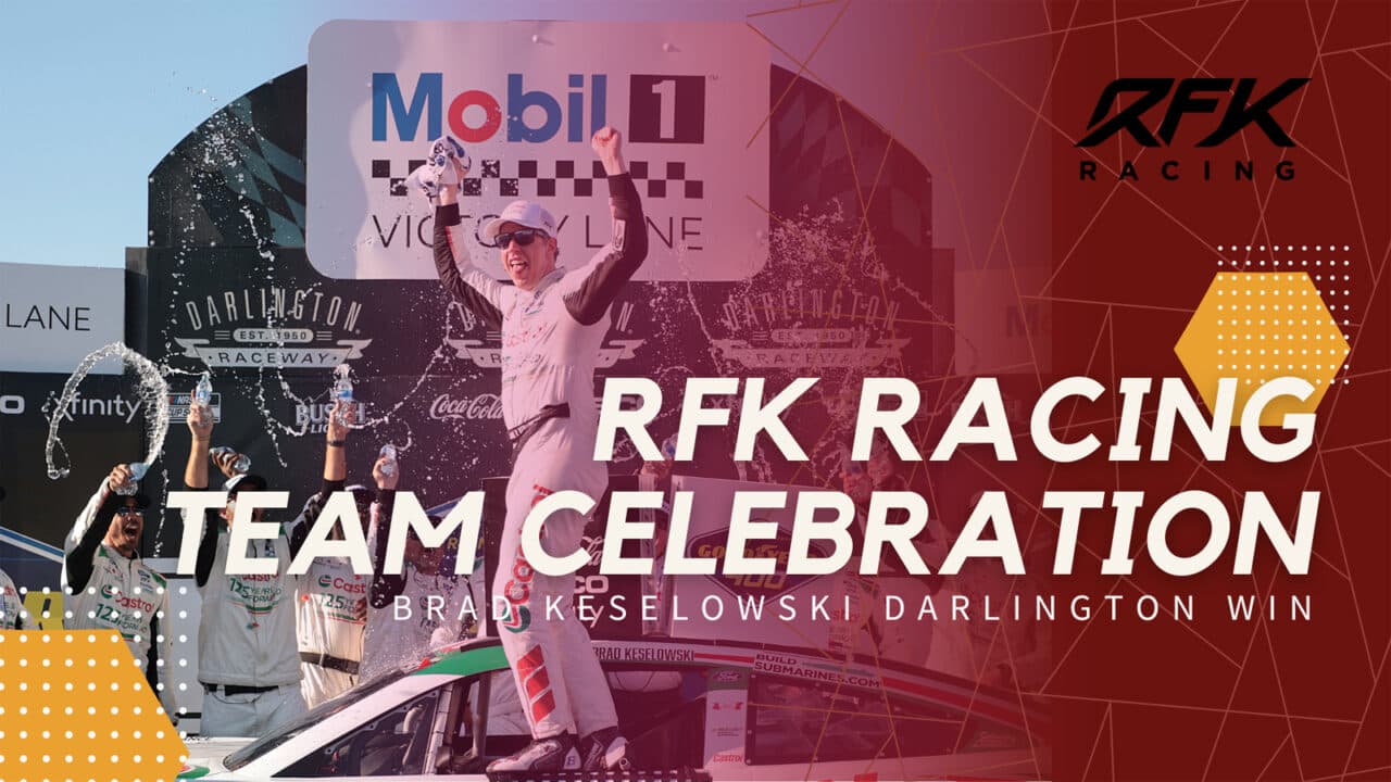 hero image for VIDEO: RFK Racing Team Celebration Following Brad Keselowski's Darlington Win