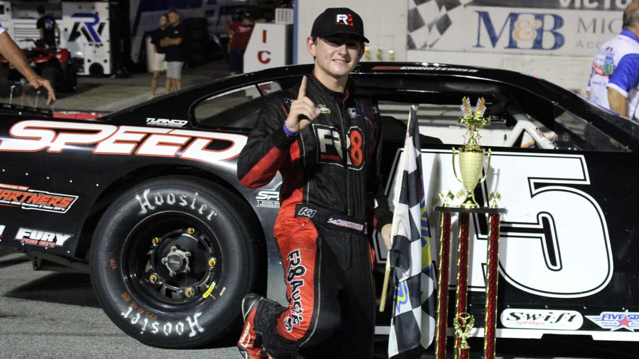 hero image for Seth Christensen Collects Second Allen Turner Pro Late Model Win of 2024