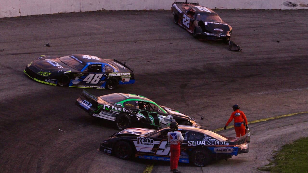 hero image for VIDEO: Early Accident Collects Preece, Majeski, Others in Slinger Nationals