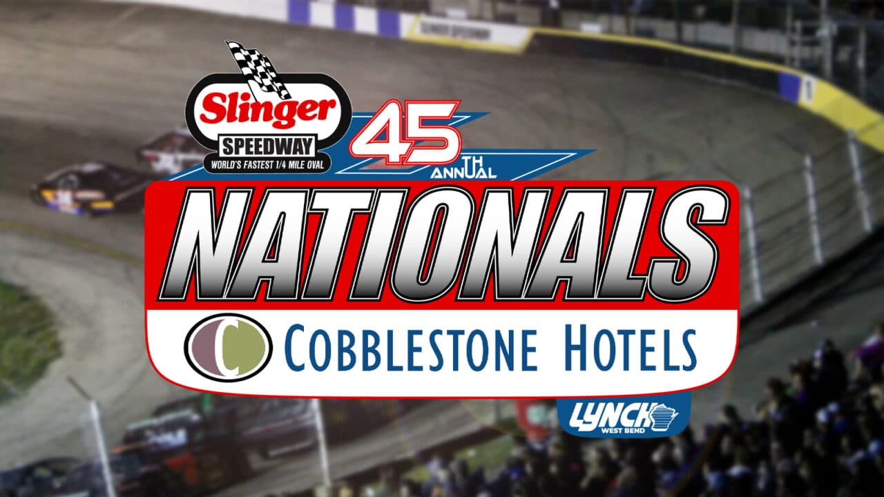 hero image for Watch the Cobblestone Hotels 45th Annual Slinger Nationals on RacingAmerica.TV