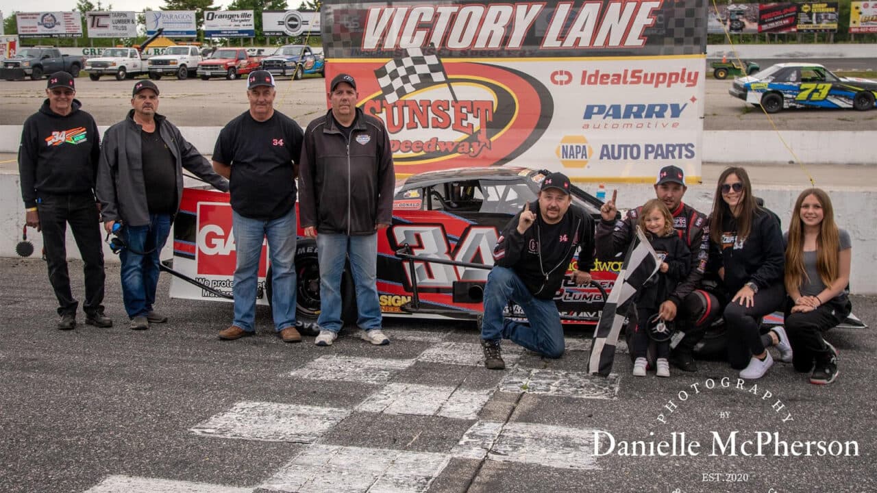 hero image for T.J. Edwards Earns First Win of 2024 at Sunset Speedway