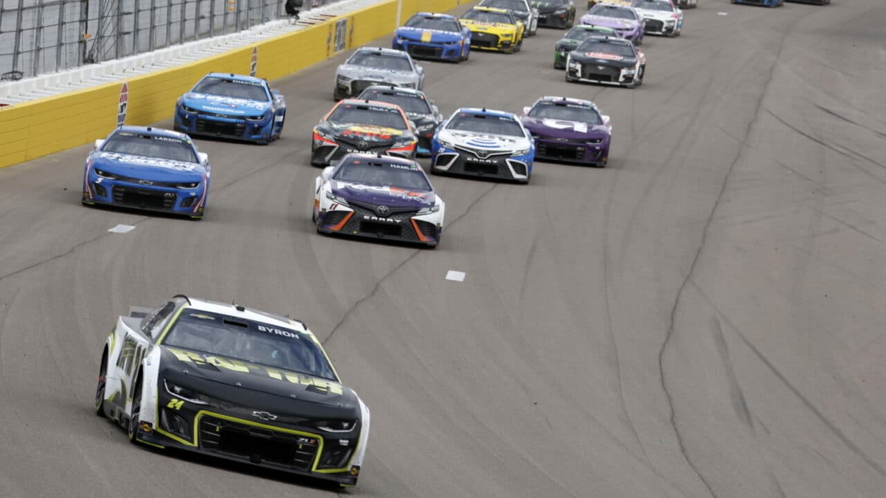 hero image for William Byron Capitalizes on Late-Race Caution to Cap off Dominant Day With Win