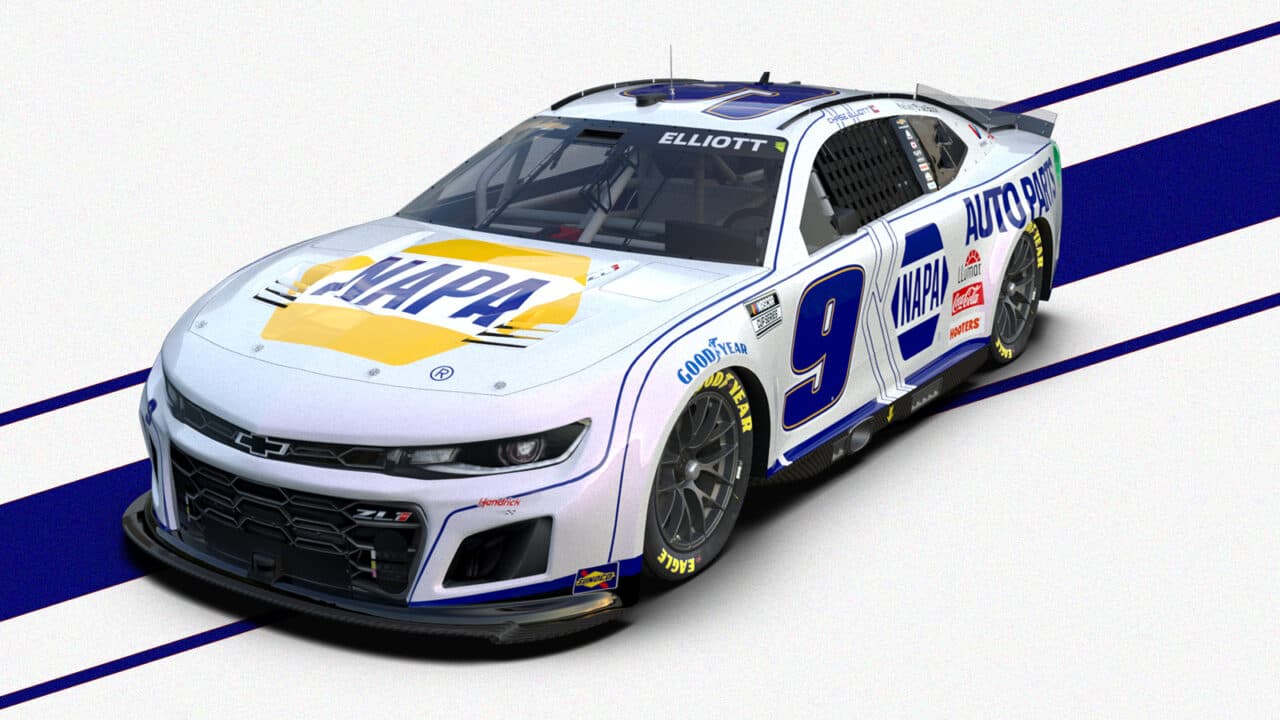 hero image for Chase Elliott to Pilot Special NAPA Paint Scheme in the Clash