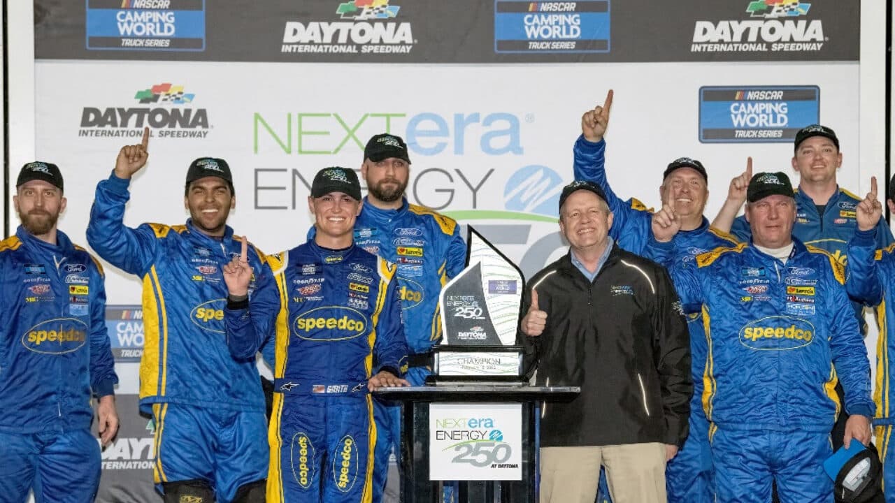 hero image for Zane Smith Wins Wild NASCAR Truck Series Opener at Daytona